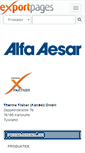 Mobile Screenshot of alfaaesar.exportpages.se