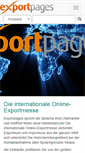 Mobile Screenshot of exportpages.de