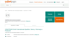 Desktop Screenshot of 131168.exportpages.pl