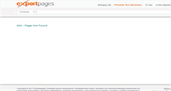 Desktop Screenshot of 15101.exportpages.pl