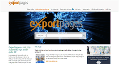 Desktop Screenshot of exportpages.vn