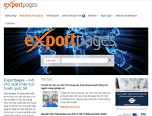 Tablet Screenshot of exportpages.vn