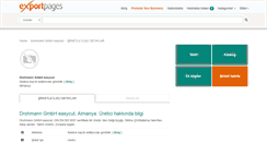 Desktop Screenshot of 23261.exportpages.com.tr