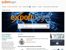 Tablet Screenshot of exportpages.cz