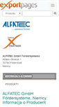 Mobile Screenshot of alfatec.exportpages.pl